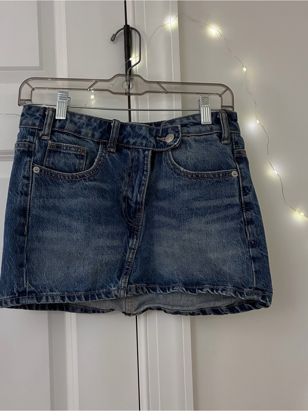 Zara Dark Blue Denim Jean Shorts